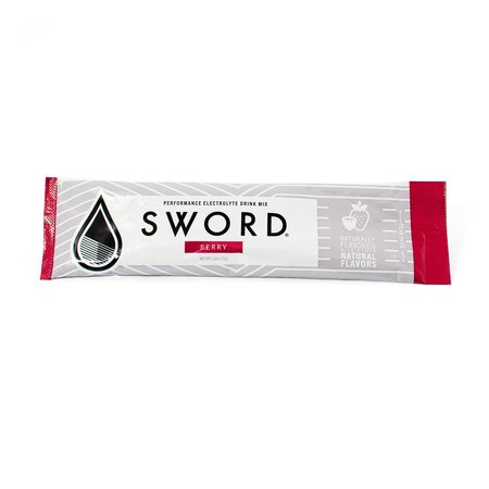 SWORD PERFORMANCE Easy To Tear Drink Mix Powder Stick, Balanced Electrolytes, Berry, 50 PK G200494019